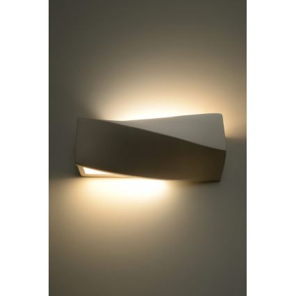 Luz de parede SIGMA MINI 1xE27/60W/230V branco