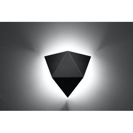 Luz de parede SOLIDO 2xG9/40W/230V preto antigo