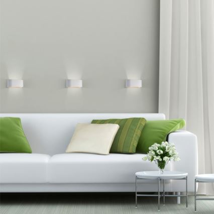 Luz de parede SQUALLA 1xG9/10W/230V branco