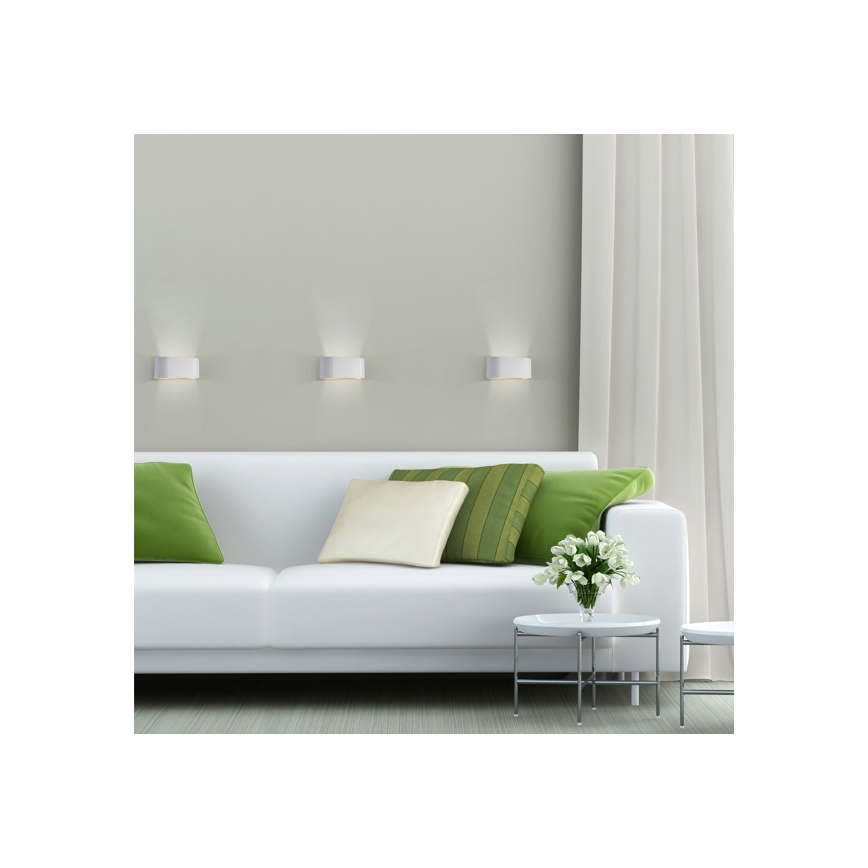 Luz de parede SQUALLA 1xG9/10W/230V branco