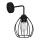 Luz de parede STAR 1xE27/60W/230V preto antigo