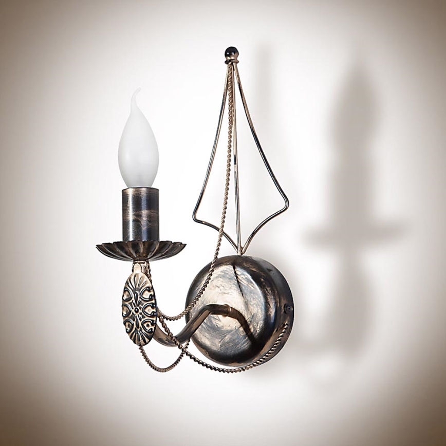 Luz de parede VANESSA 1xE14/40W/230V escuro