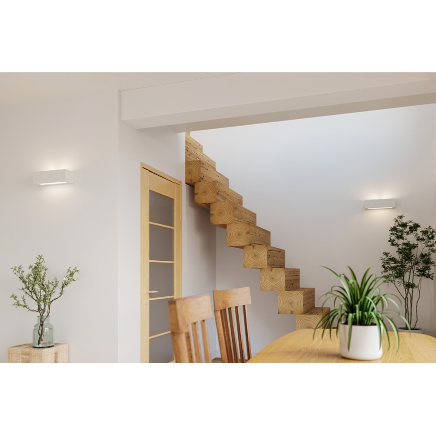 Luz de parede VEGA 1xE27/60W/230V branco