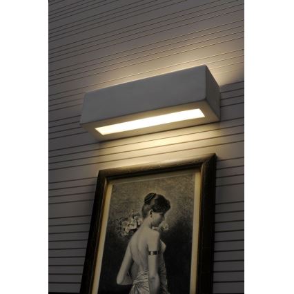 Luz de parede VEGA 1xE27/60W/230V branco