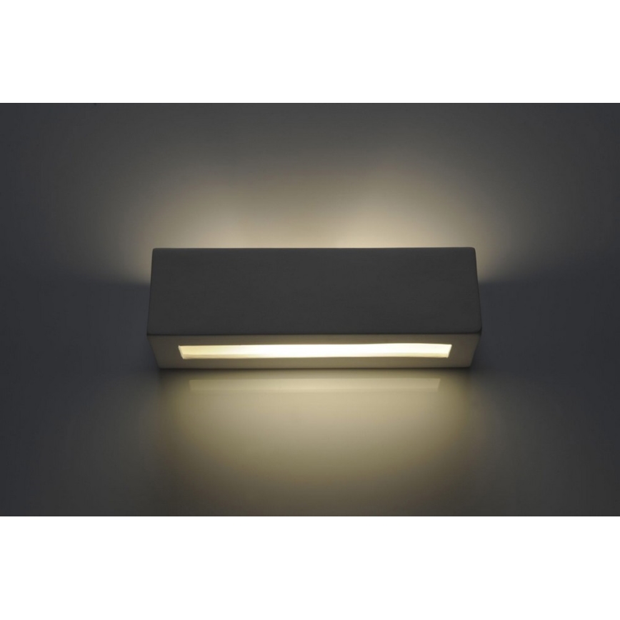 Luz de parede VEGA 1xE27/60W/230V branco