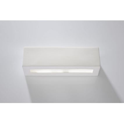 Luz de parede VEGA 1xE27/60W/230V branco