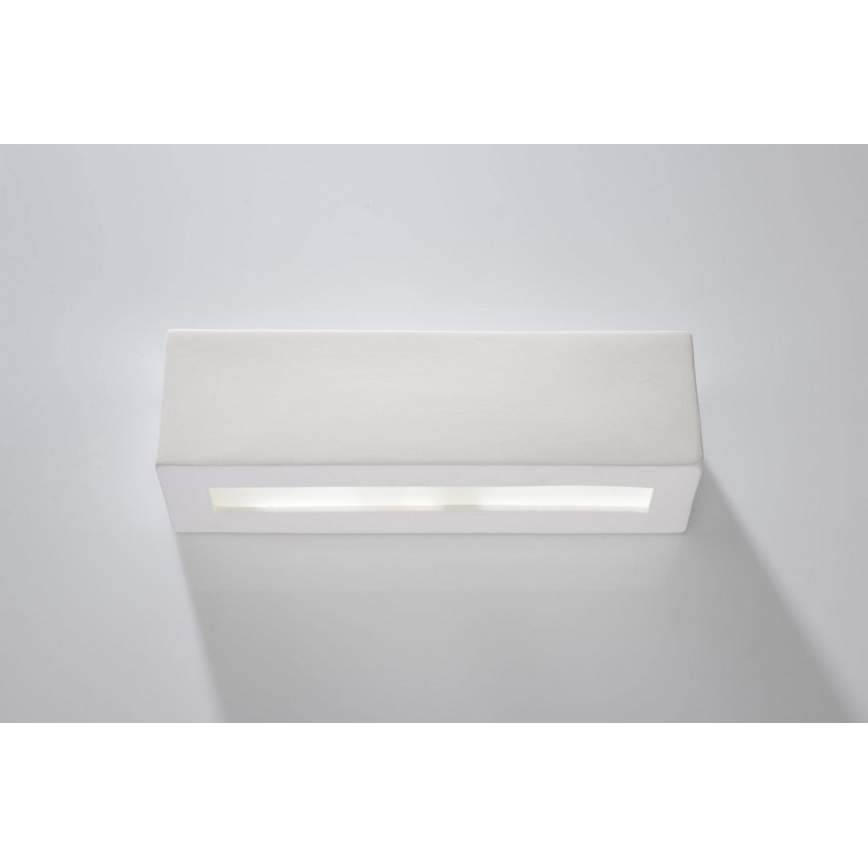 Luz de parede VEGA 1xE27/60W/230V branco