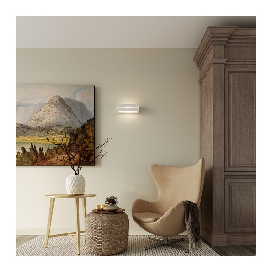 Luz de parede VEGA LINE 1xE27/60W/230V branco
