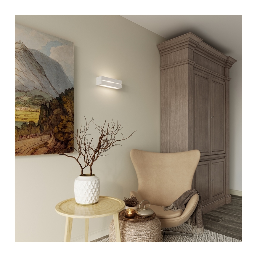 Luz de parede VEGA LINE 1xE27/60W/230V branco
