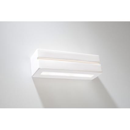 Luz de parede VEGA LINE 1xE27/60W/230V branco
