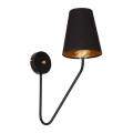 Luz de parede VICTORIA 1xE27/60W/230V preto antigo