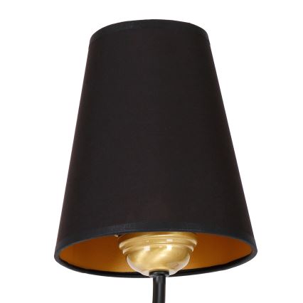 Luz de parede VICTORIA 1xE27/60W/230V preto antigo