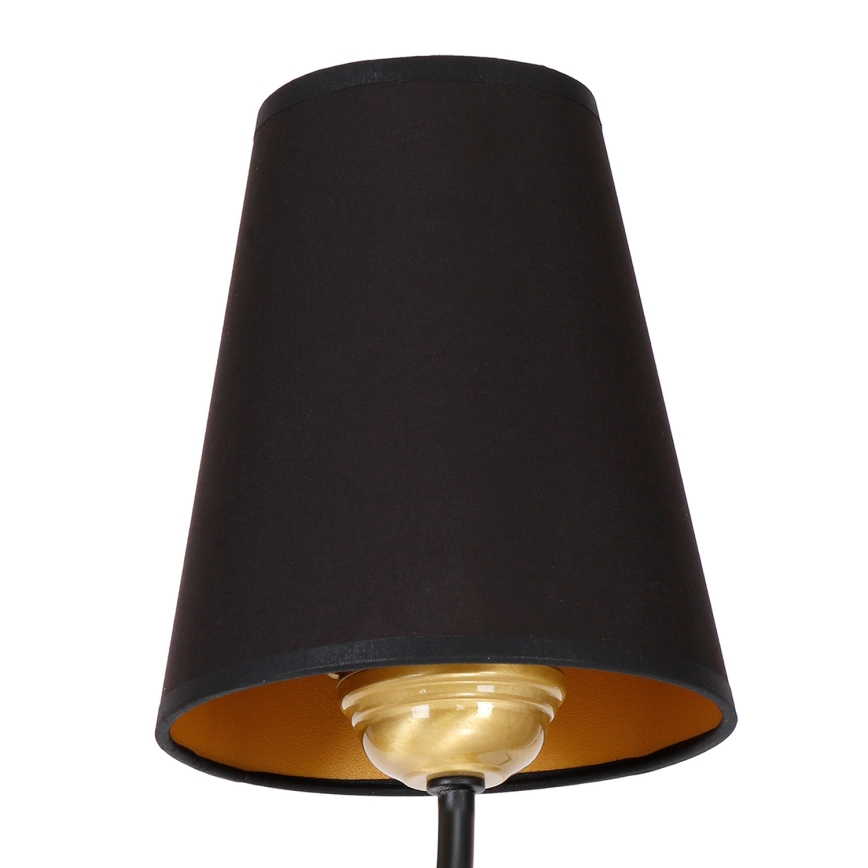 Luz de parede VICTORIA 1xE27/60W/230V preto antigo