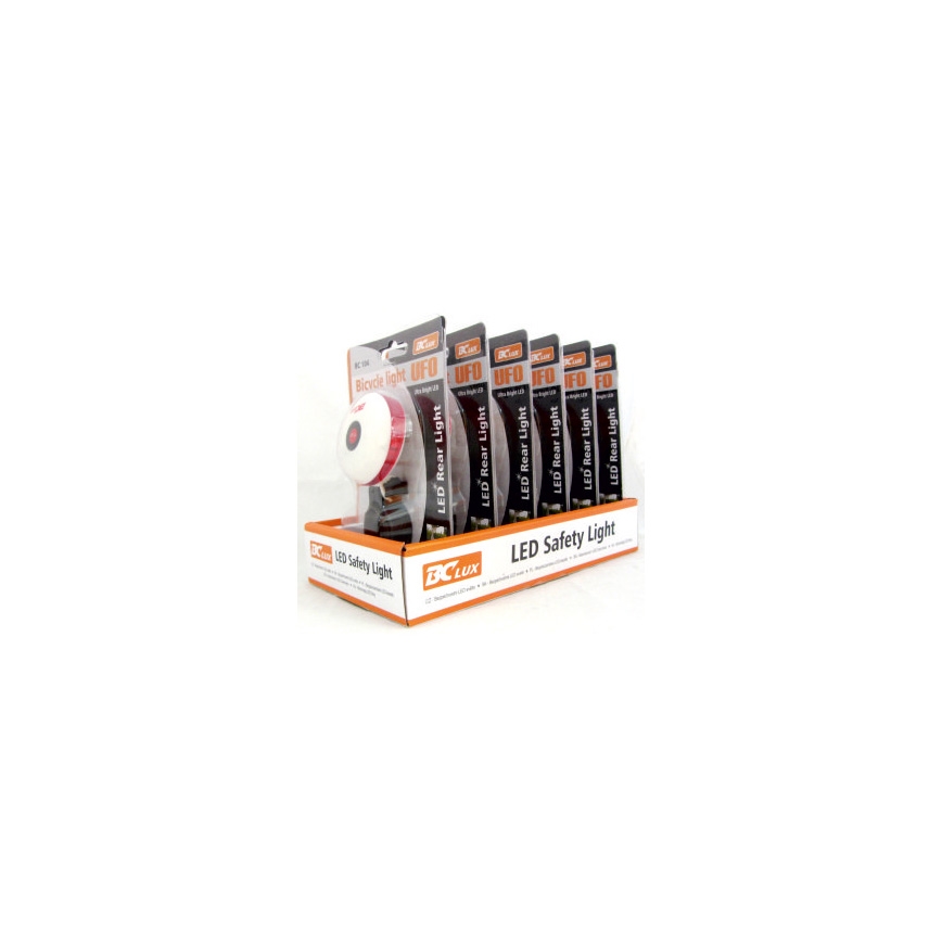 Luz de segurança para bicicletas BCLUX LED/2xAAA