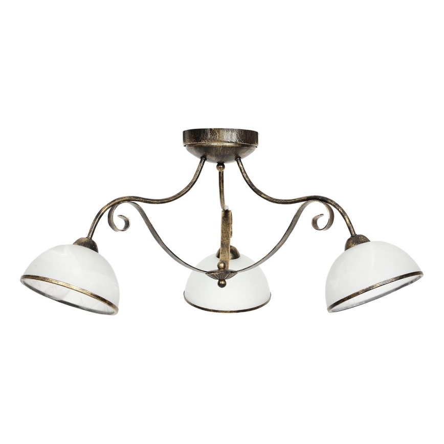 Luz de teto ANTICA 3xE27/60W/230V