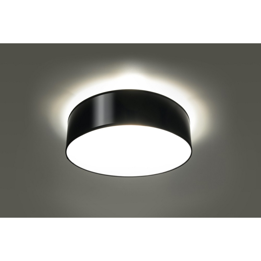 Luz de teto ARENA 35 2xE27/60W/230V preto antigo