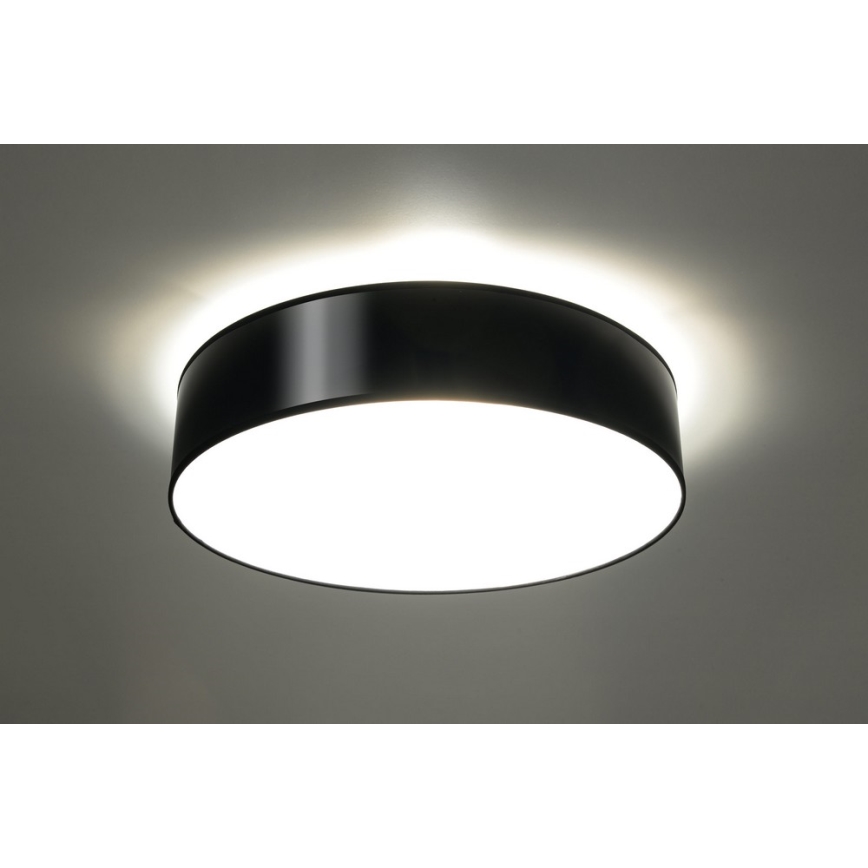 Luz de teto ARENA 45 3xE27/60W/230V preto antigo