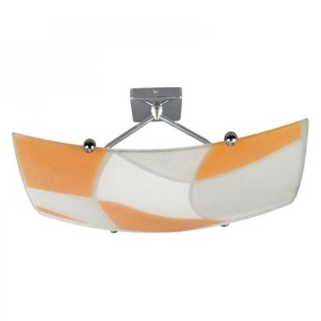 Luz de teto ASPIS 2xE27/100W/230V branco/laranja