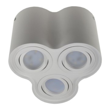 Luz de teto BAROCO 3xGU10/30W/230V branco