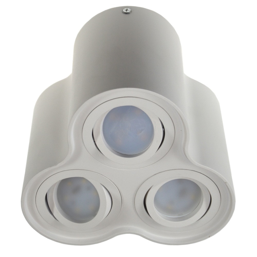 Luz de teto BAROCO 3xGU10/30W/230V branco