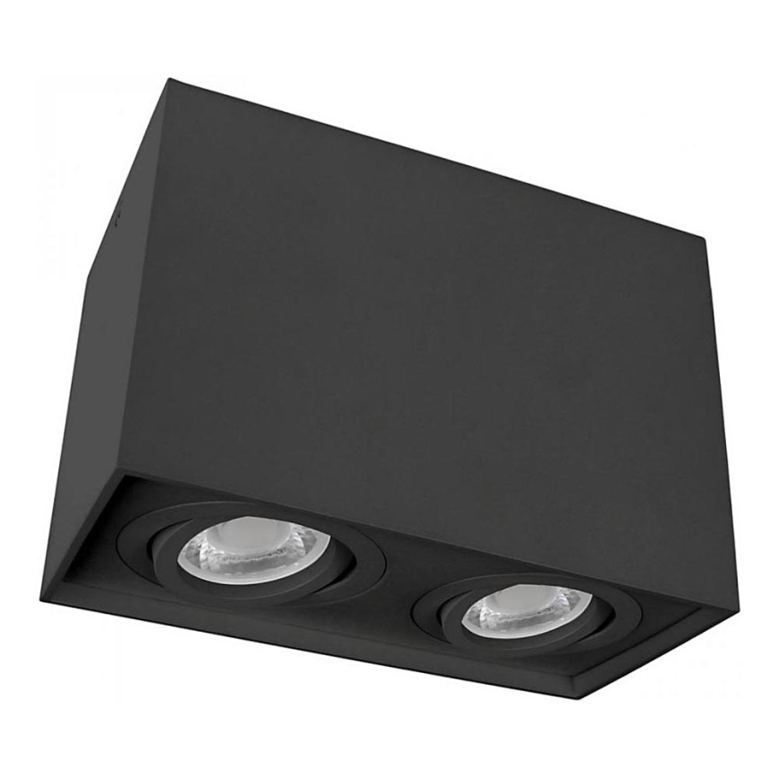 Luz de teto CHLOE DUO 2xGU10/50W/230V preto