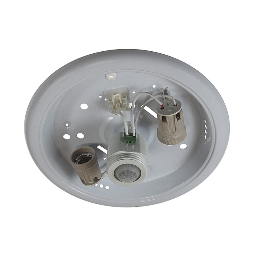 Luz de teto com sensor PLAFON 2xE27/80W/230V