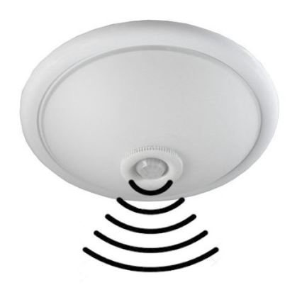 Luz de teto com sensor PLAFON 2xE27/80W/230V