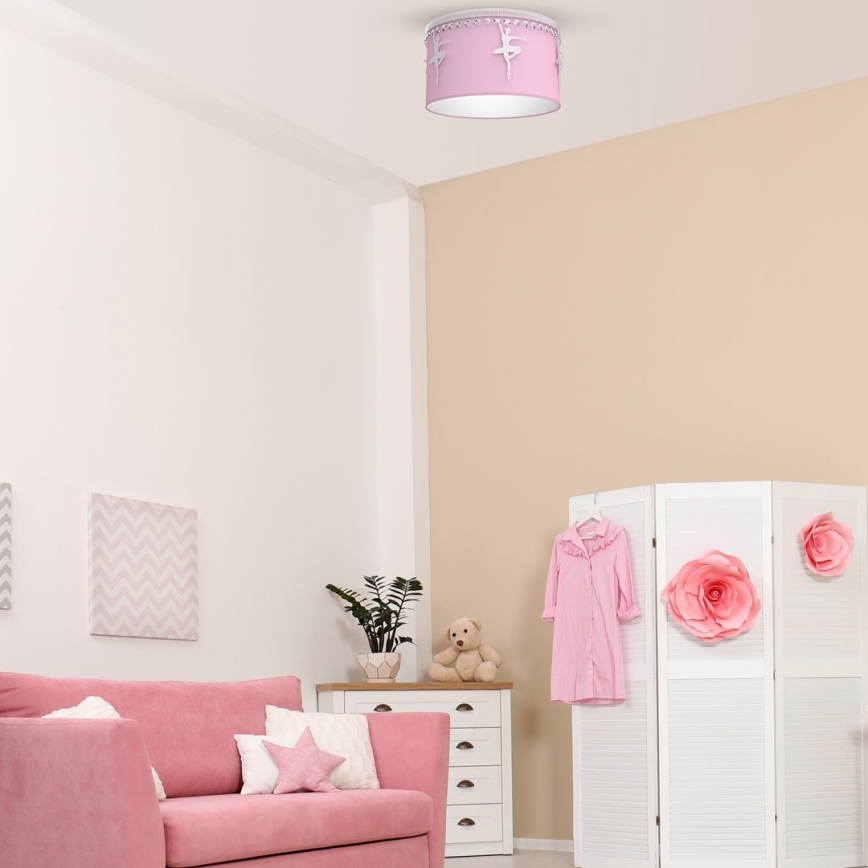 Luz de teto de criança BALLET 1xE27/60W/230V