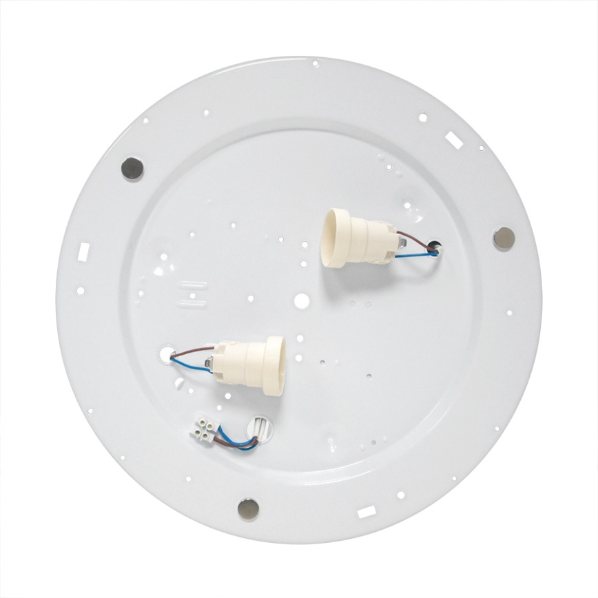 Luz de teto de criança CLOUDS GREY 2xE27/60W/230V cinzento