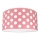 Luz de teto de criança DOTS PINK 2xE27/60W/230V rosa