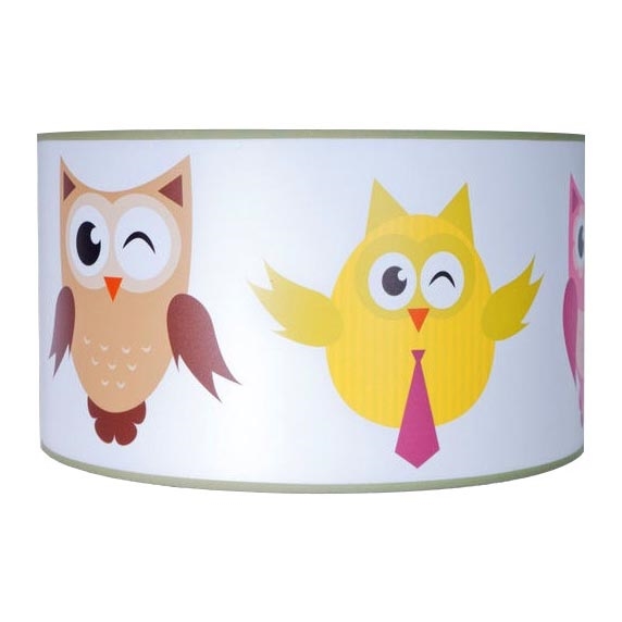 Luz de teto de criança OWLS 2xE27/60W/230V