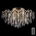 Luz de teto de cristal LED 6xE27/60W/230V + 6xLED/3W