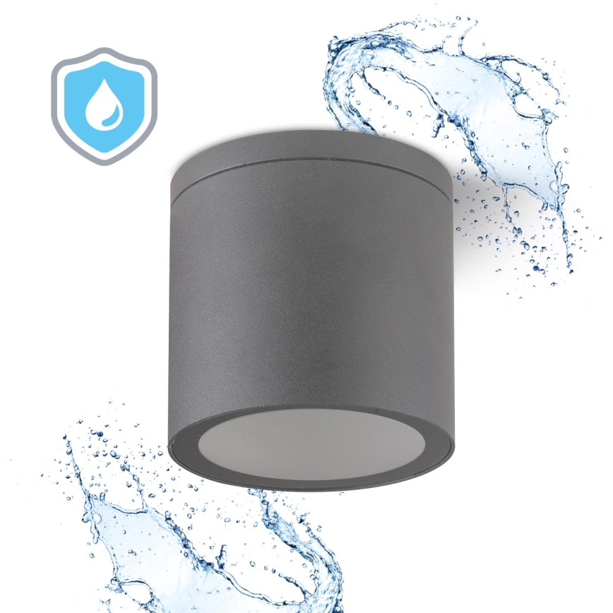 Luz de teto de exterior QUAZAR 1xGU10/20W/230V IP44