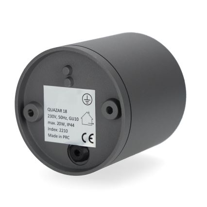 Luz de teto de exterior QUAZAR 1xGU10/20W/230V IP44