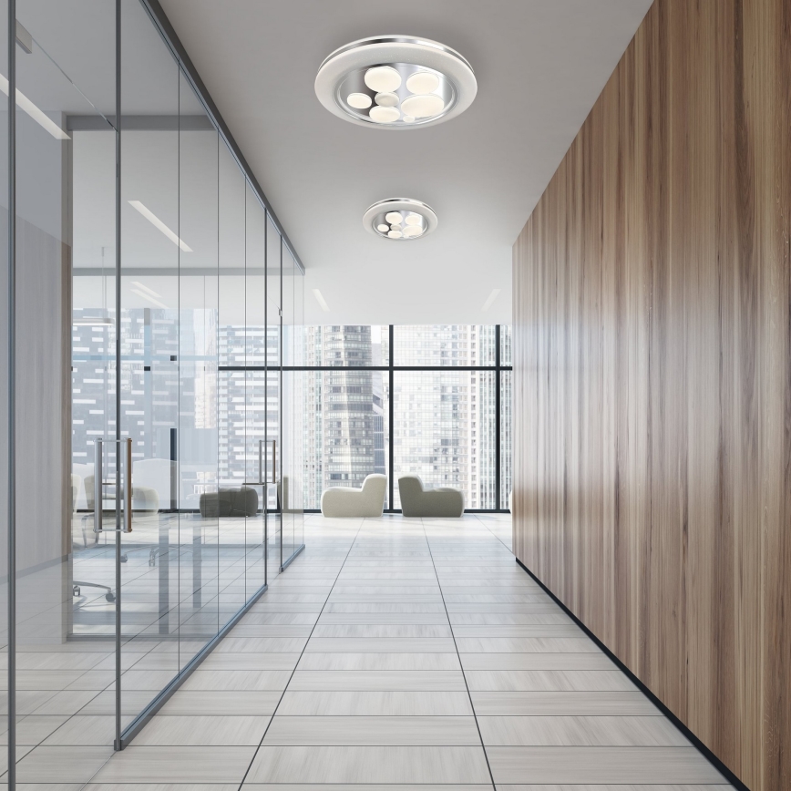 Luz de teto fosca LED BUBBLES LED/48W/230V + RC