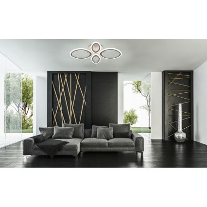 Luz de teto fosca LED com controlo remoto MESSINA 1xLED/52W/230V