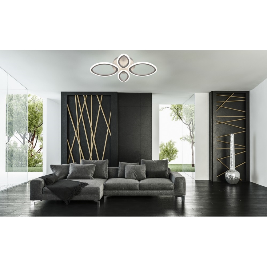 Luz de teto fosca LED com controlo remoto MESSINA 1xLED/52W/230V