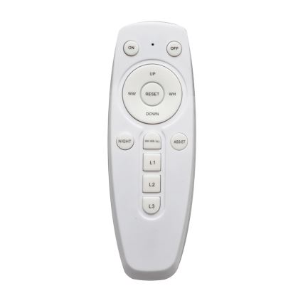 Luz de teto fosca LED com controlo remoto TRIESTE 1xLED/52W/230V