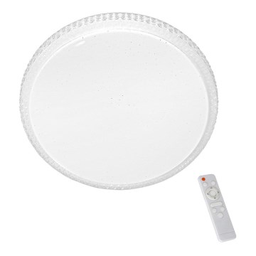 Luz de teto fosca LED CRUZ com controlo remoto 1xLED/40W/230V 2000lm