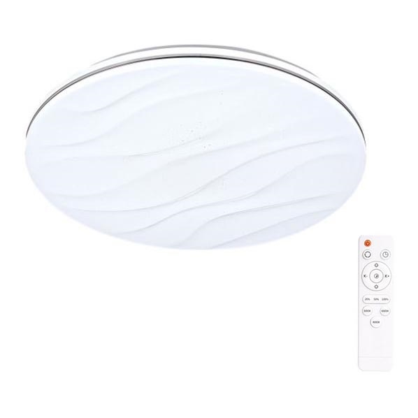 Luz de teto fosca LED DESERT LED/24W/230V com controlo remoto