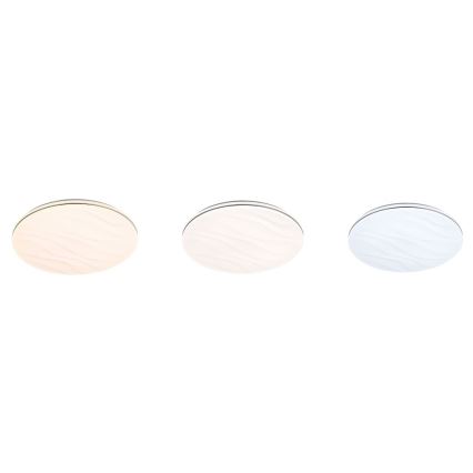 Luz de teto fosca LED DESERT LED/24W/230V com controlo remoto