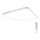 Luz de teto fosca LED PALERMO LED/72W/230V