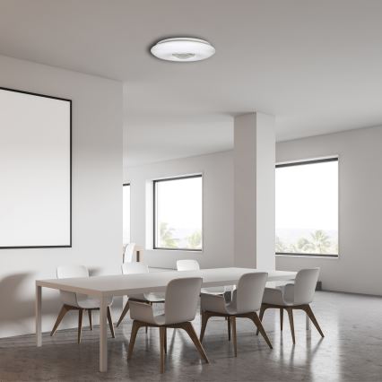 Luz de teto fosca LED VELA LED/24W/230V