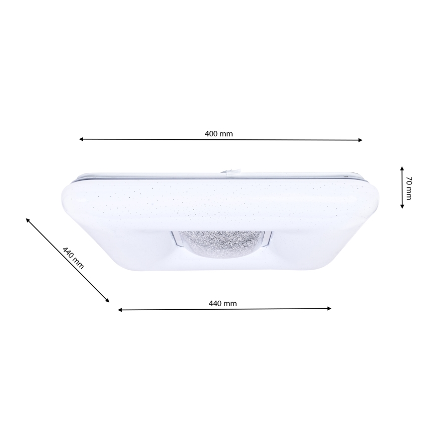 Luz de teto fosca LED YAX LED/24W/230V