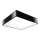 Luz de teto HORUS 45 3xE27/60W/230V preto antigo