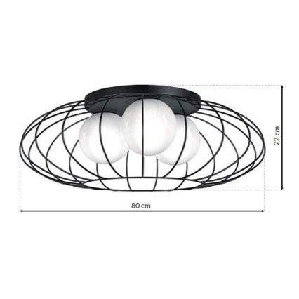 Luz de teto KRONOS 3xE14/40W/230V