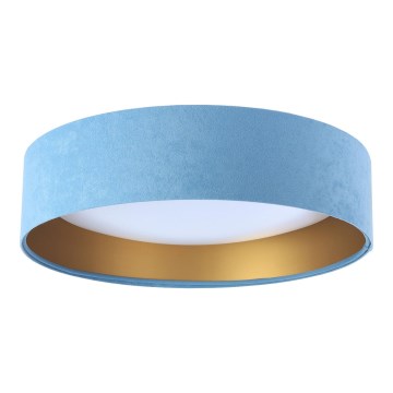 Luz de teto LED GALAXY 1xLED/24W/230V AZUL/dourado
