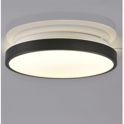 Luz de teto LED KERN LED/15W/230V preto antigo