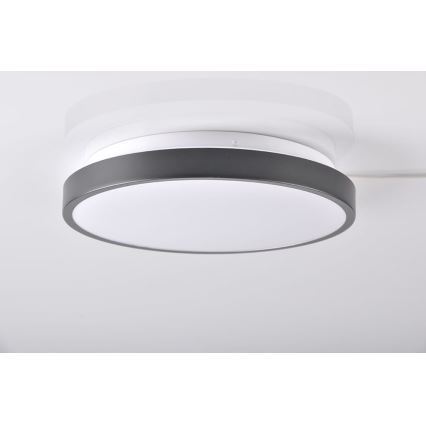 Luz de teto LED KERN LED/15W/230V preto antigo