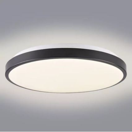 Luz de teto LED KERN LED/24W/230V preto antigo